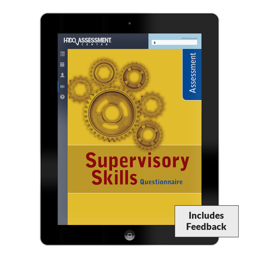 Supervisory Skills Questionnaire | HRDQ