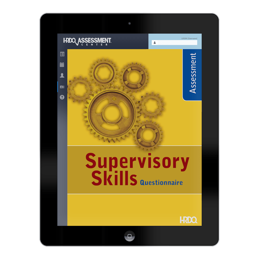 Supervisory Skills Questionnaire | HRDQ