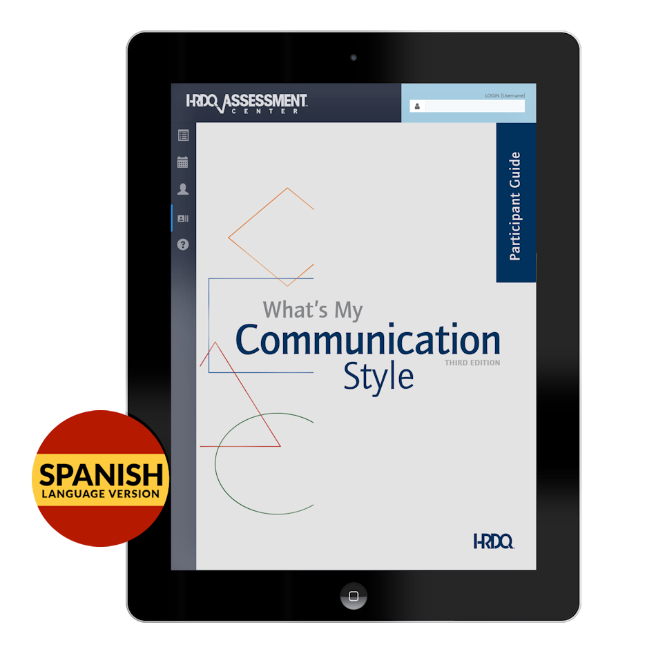 What's My Communication Style Third Edition Online Assessment (Spanish)